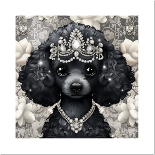 Black Poodle Art Posters and Art